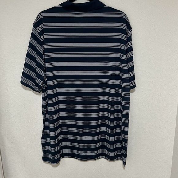 Nike Mens Blue White Stripes NFL‎ On Feild Apparel Dri-Fit Polo Shirt XL - Picture 6 of 7